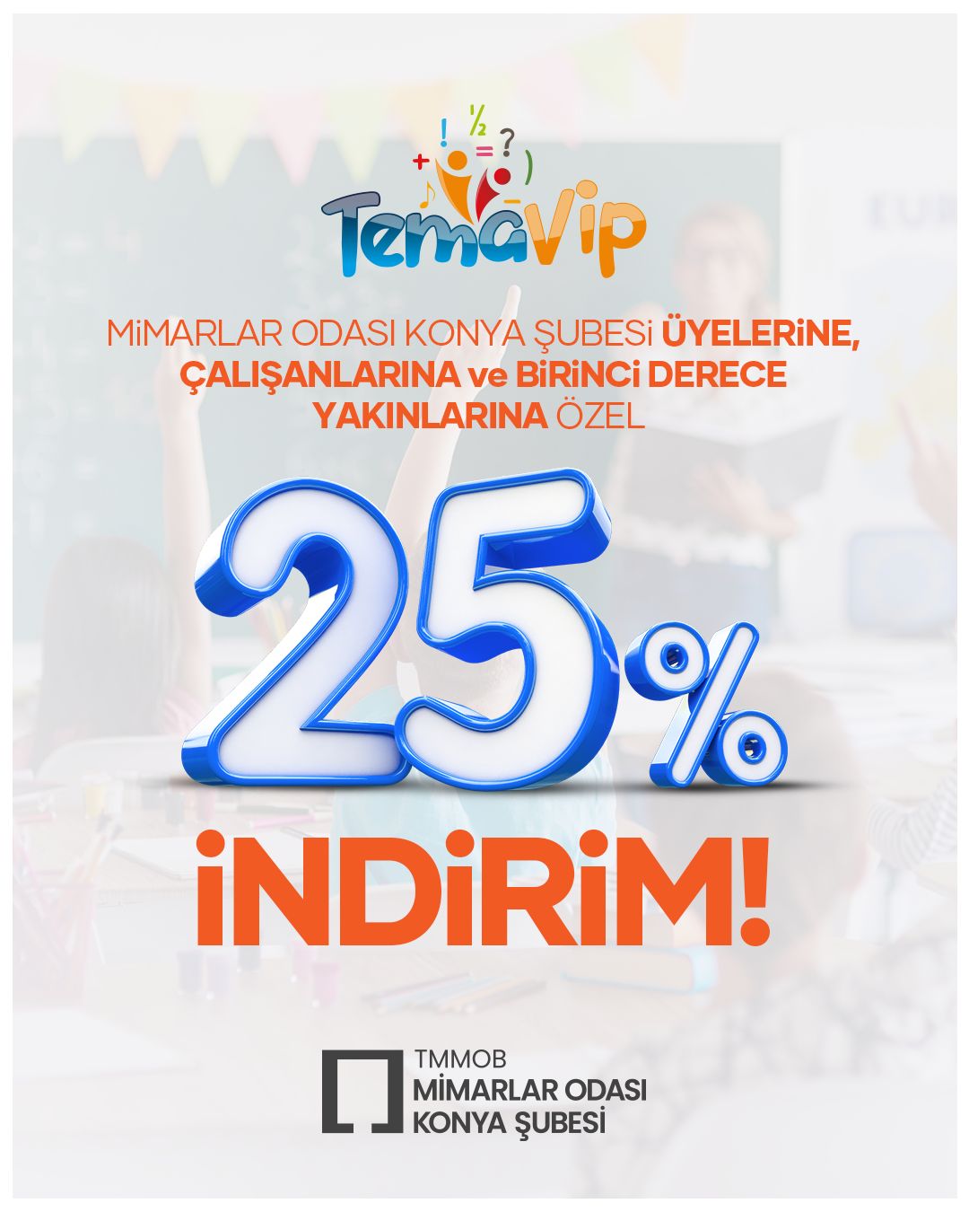 Tema Vip Eğitim Kurumları İle Protokol İmzalandı.