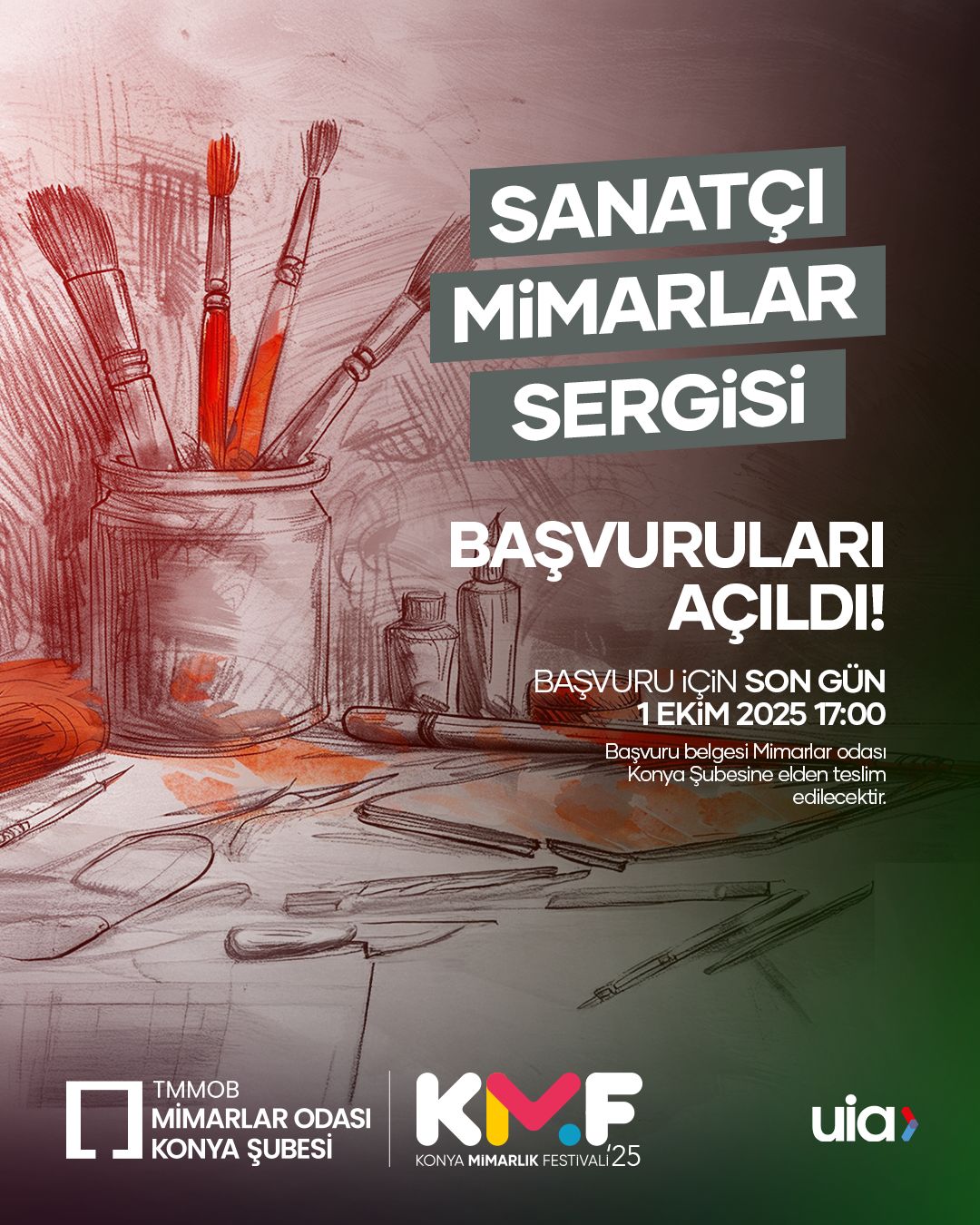 KMF'25 Sanatçı Mimarlar Sergisi Başvuruları Açıldı