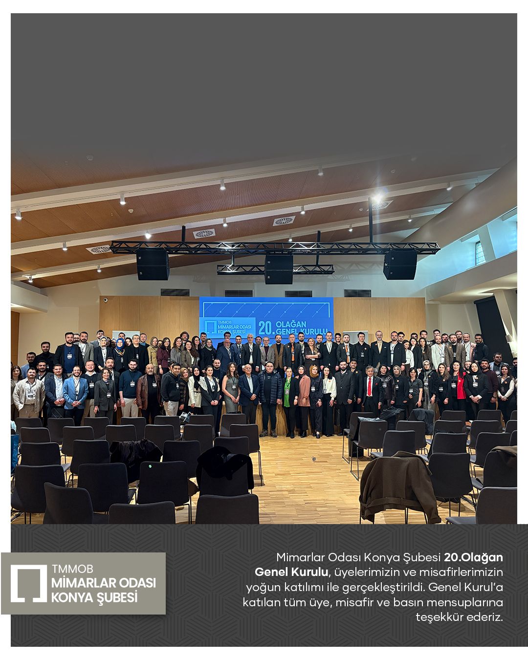 Mimarlar Odası Konya Şubesi 20. Olağan Genel Kurulu