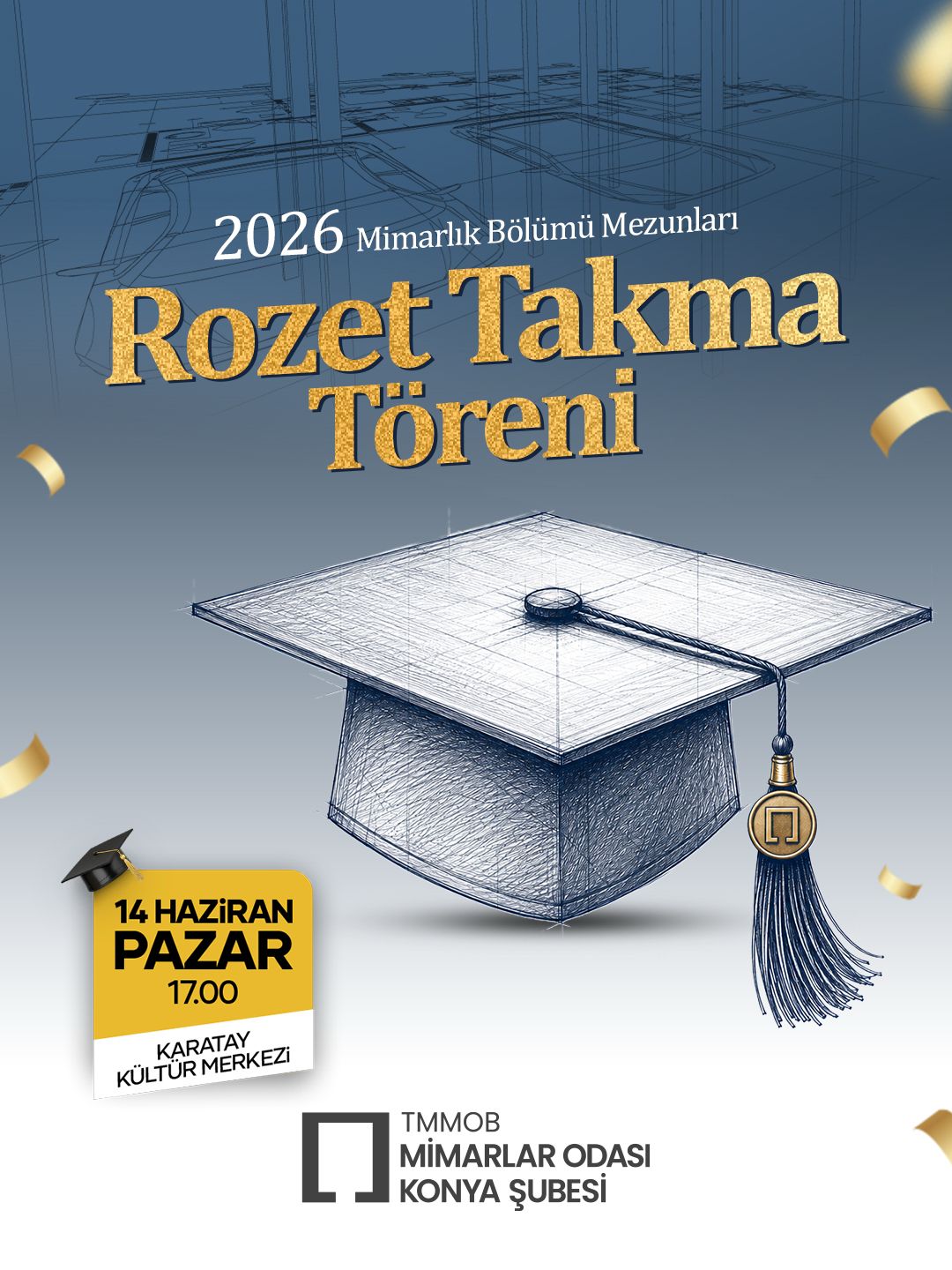 2026 Mimarlık Bölümü Mezunları Rozet Takma Töreni