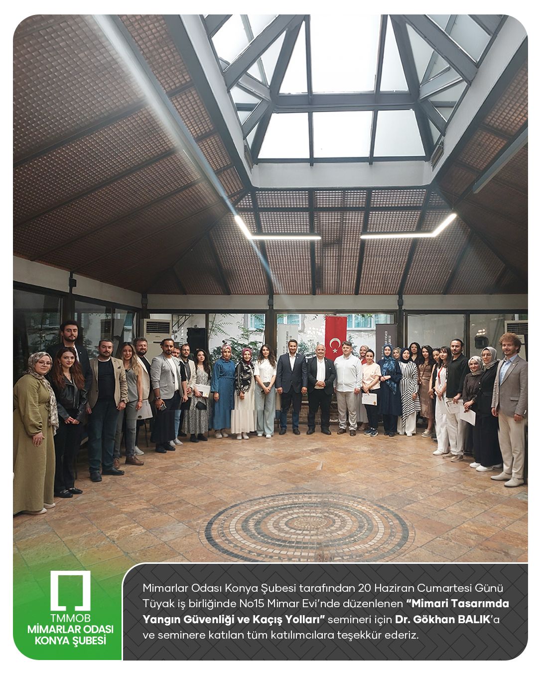 Mimari Tasarımda Yangın Güvenliği ve Kaçış Yolları Semineri 