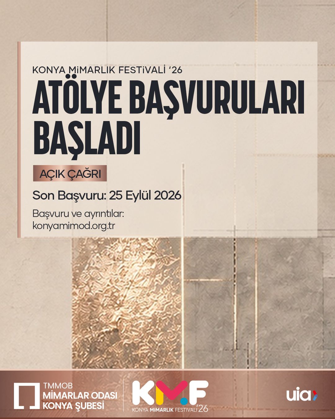 Açık Çağrı! KMF 2026 Atölye Başvuruları Açıldı