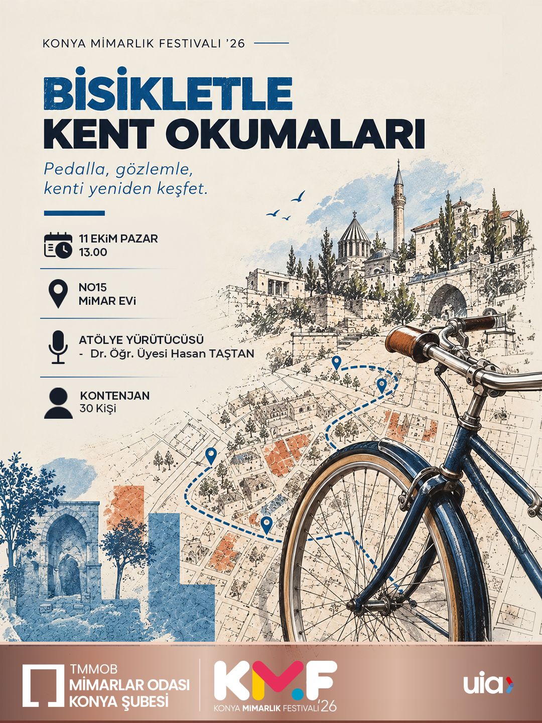 Bisikletle Kent Okumaları Atölyesi