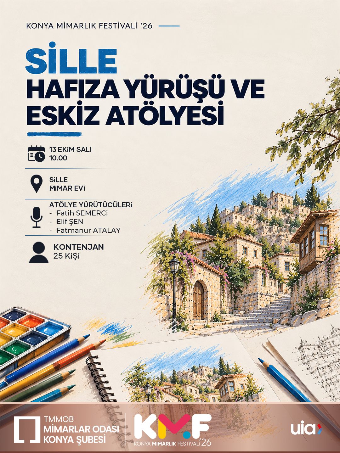 Sille Hafıza Yürüyüşü ve Eskiz Atölyesi