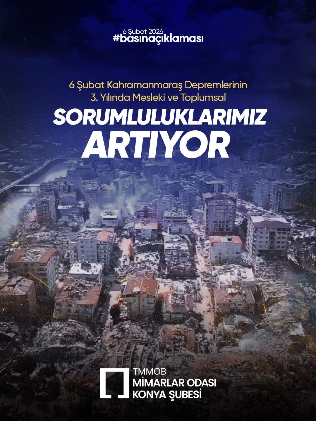 TMMOB MİMARLAR ODASI BASIN AÇIKLAMASI: