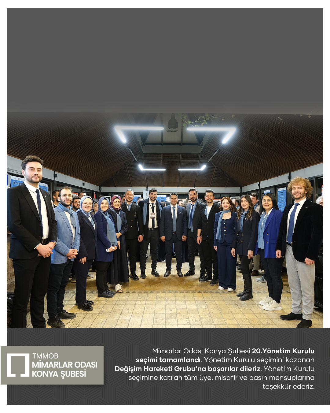 Mimarlar Odası Konya Şubesi 20. Dönem Yönetim Kurulu Seçimi