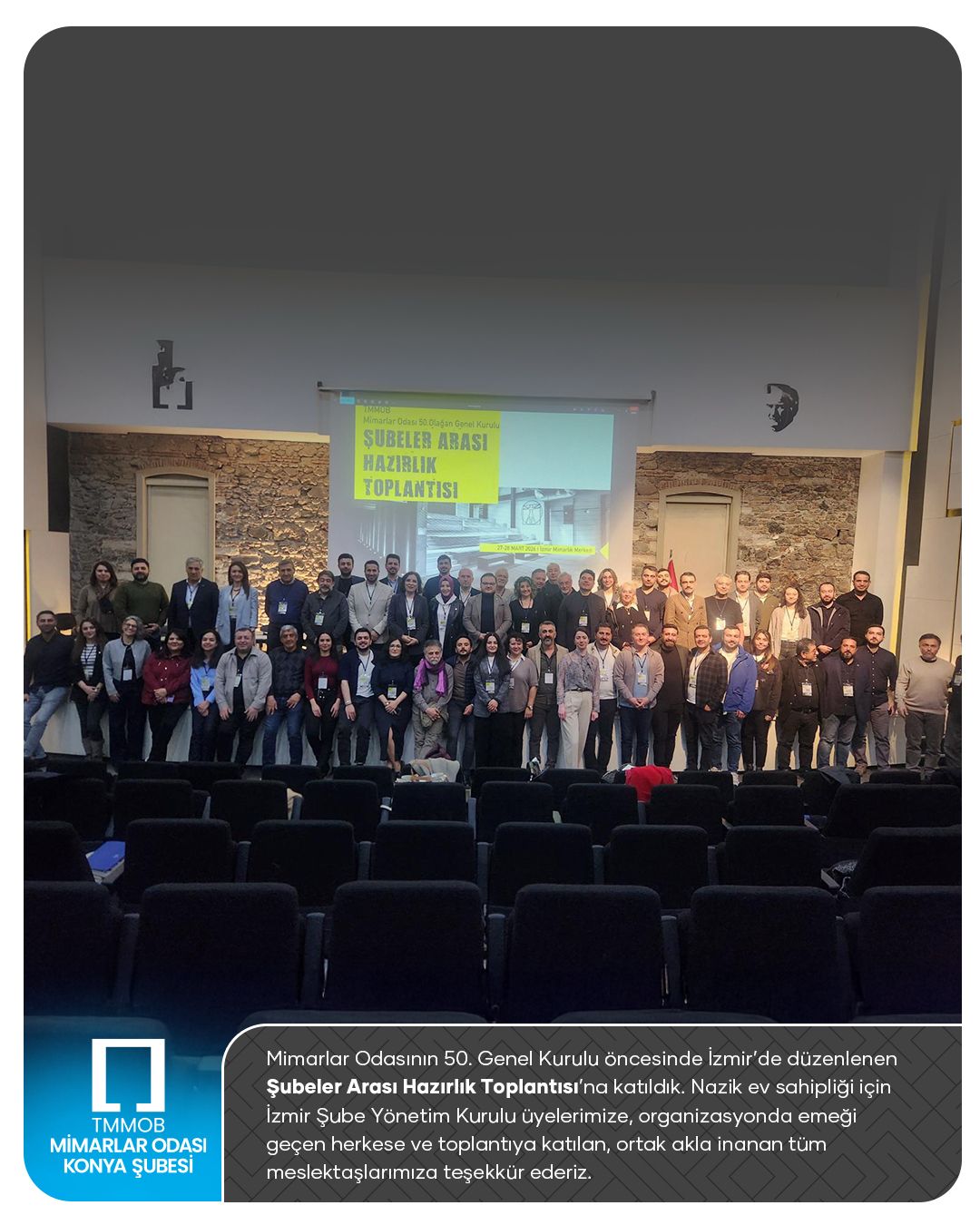 50. Genel Kurul Öncesi Şubeler Arası Hazırlık Toplantısı